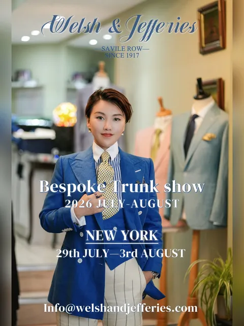 New York trunk show, 29 July to 3 August